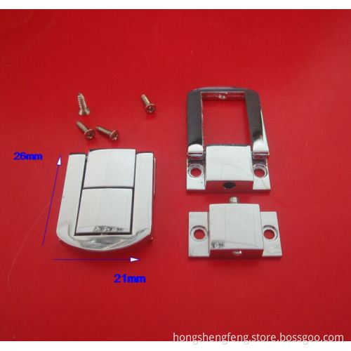 High Quality Shiny Nickel Zinc Alloy Box Latch